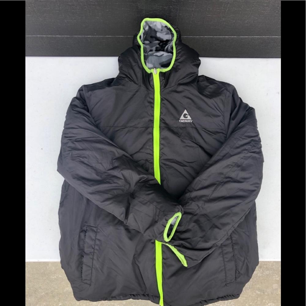 Gerry reversible puffy/fleece youth boys jacket
